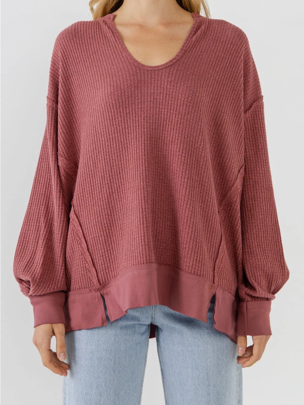 Free People Thermal Pullover Medium